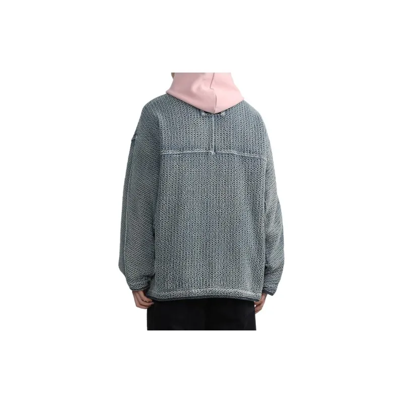 FIVE CM Panelled Denim Jacket-3