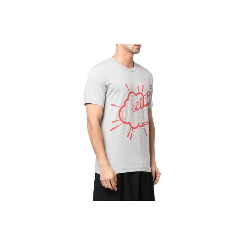CDG T Shirts Men Gray-3