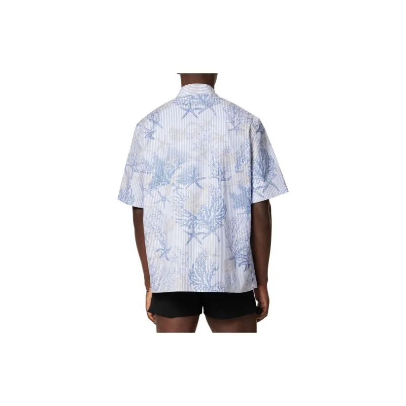 VERSACE Barocco Sea Printed Short Sleeved Shirt-3