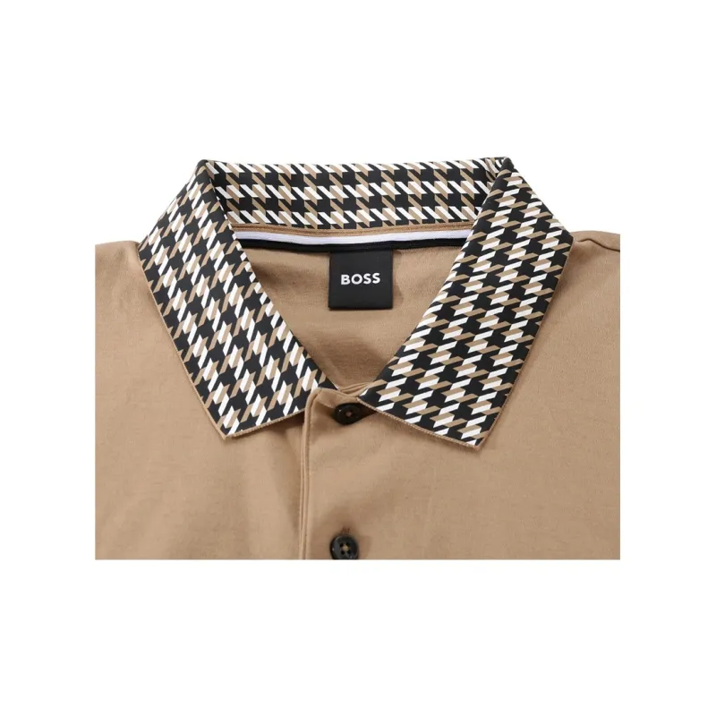 HUGO BOSS SS24 Polo Shirt Men's Light Umber-2