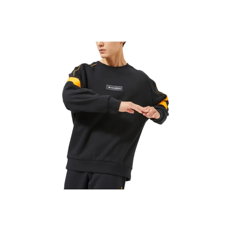 New Balance Sweatshirts Men Black-3