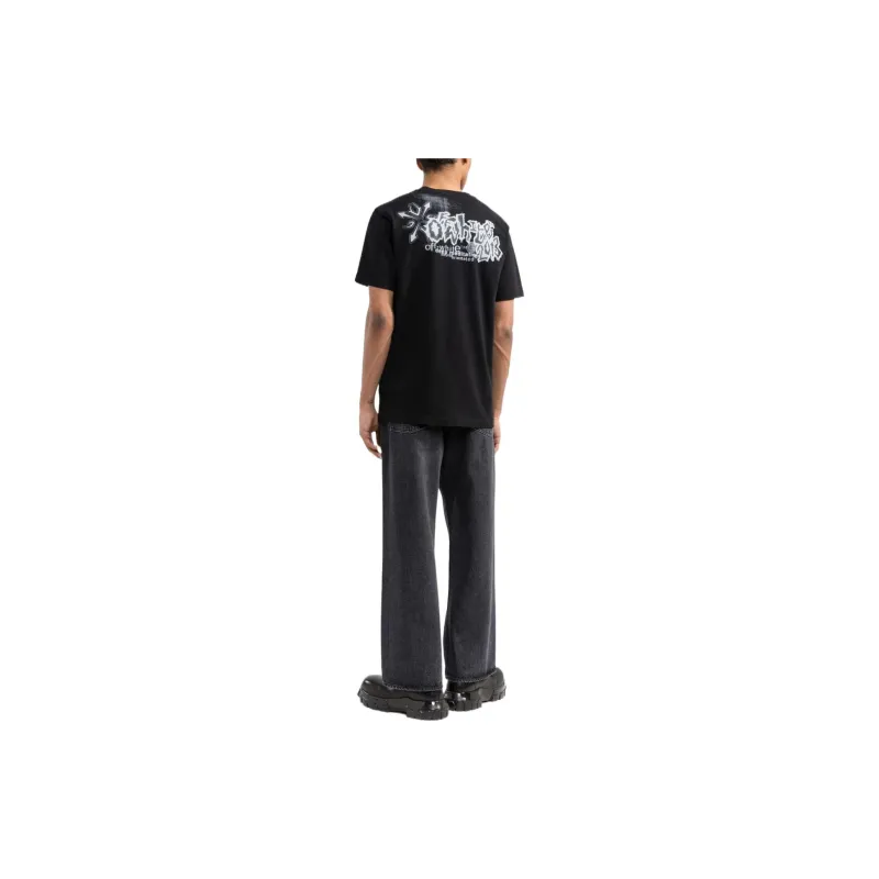 OFF WHITE T Shirts Men Black-2