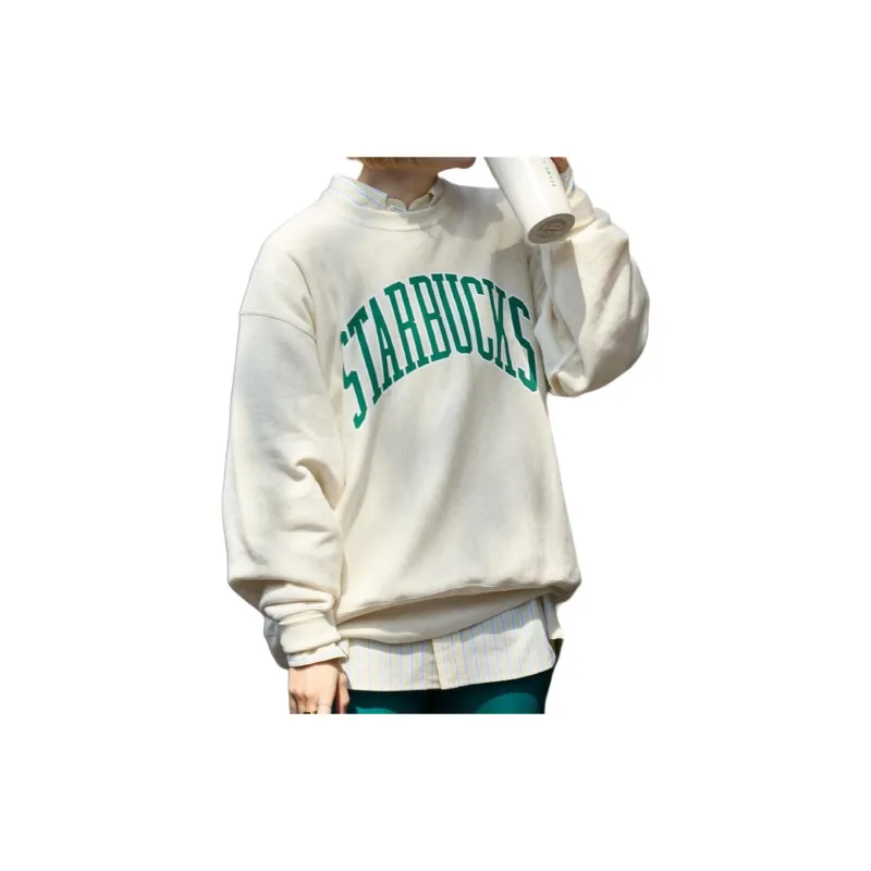 Starbucks/starbucks X Champion Beams X Starbucks Collaboration Sweatshirts Unisex Oat-2