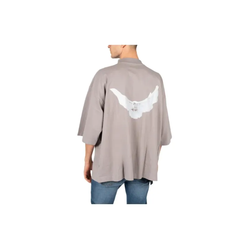 Balenciaga X Gap X YEEZY T Shirts Unisex Gray-9