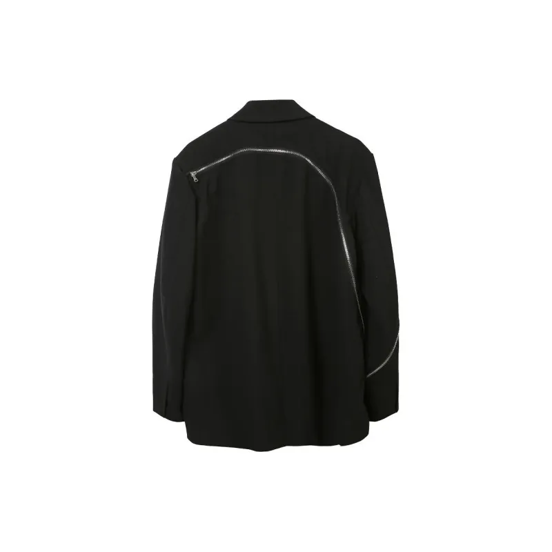 RAYSHOW Business Suit Men's Black-1