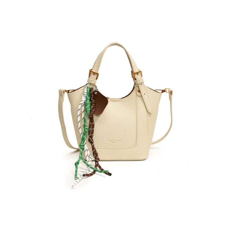 Yalu PU One Shoulder Handbag Regular Women's Coffee/Ecru/Black/Brown-3