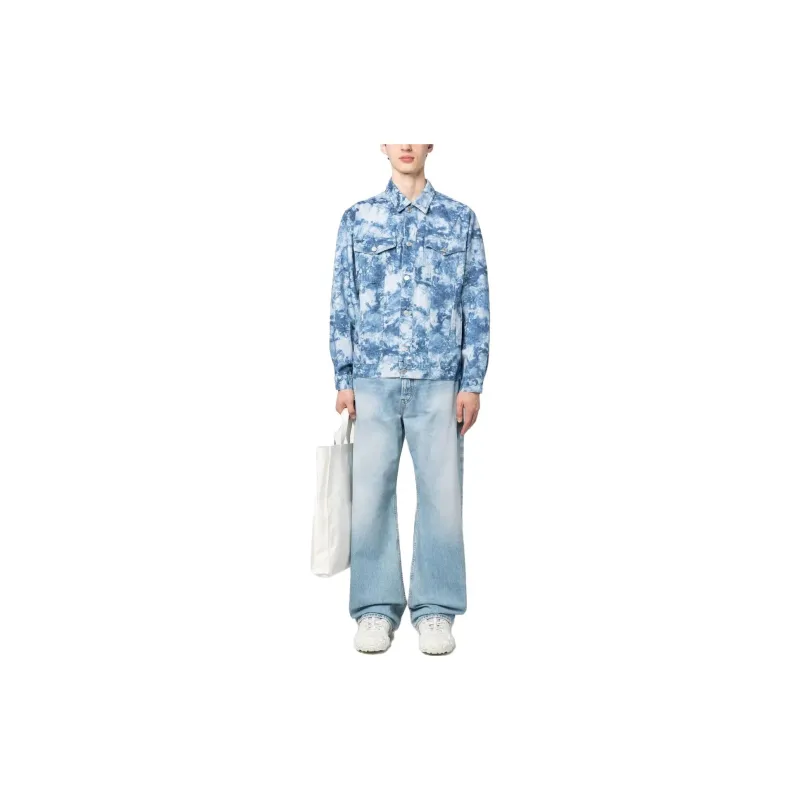 ISABEL MARANT Denim Jackets Men Blue-1