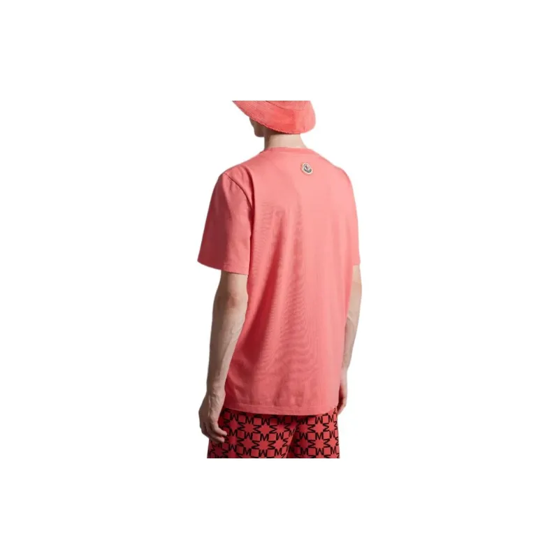 Moncler T Shirts Men Red-2