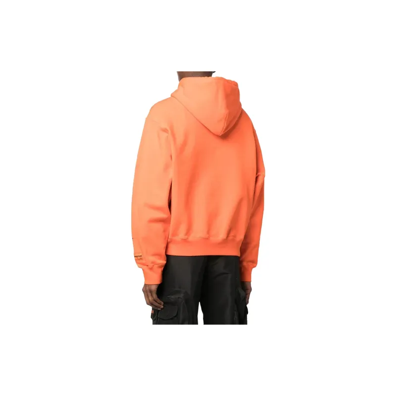 HERON PRESTON Logo Printed Drawstring Hoodie-2