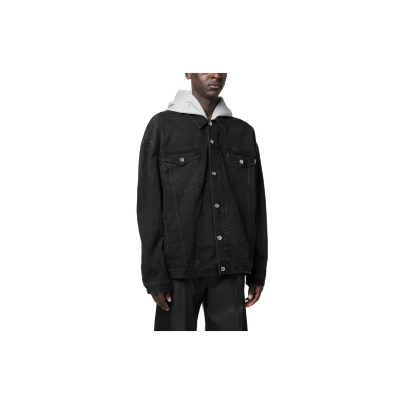 Vetements Hooded Denim Jacket-3