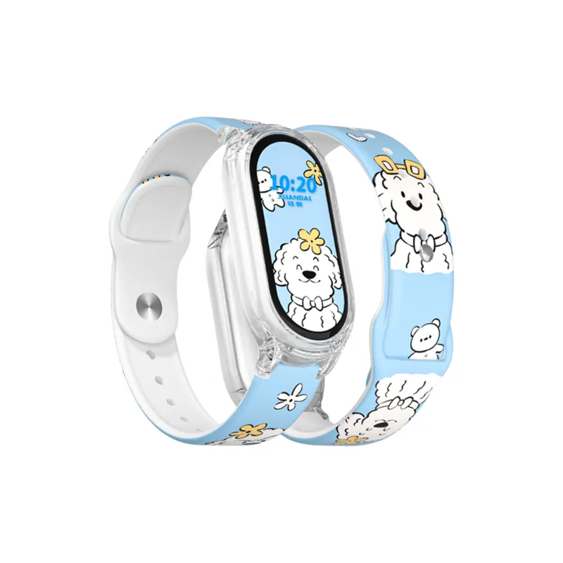 FZRT Watch Bands Cute Print Skin Friendly Silicone Strap Unisex-4