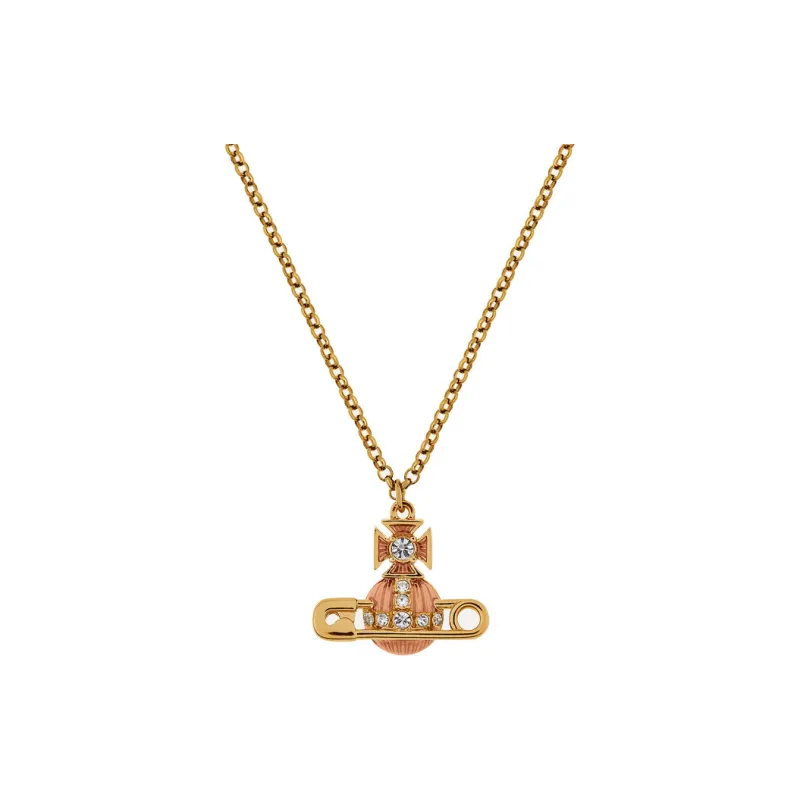 Vivienne Westwood Brass Necklaces Unisex Gold-0