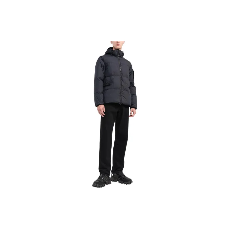 STONE ISLAND Down Jacket Winter Men's Navy-1