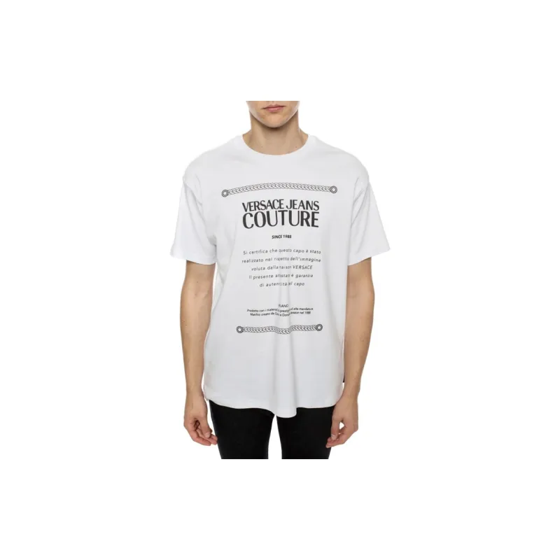 VERSACE JEANS COUTURE T Shirt Men's White-3