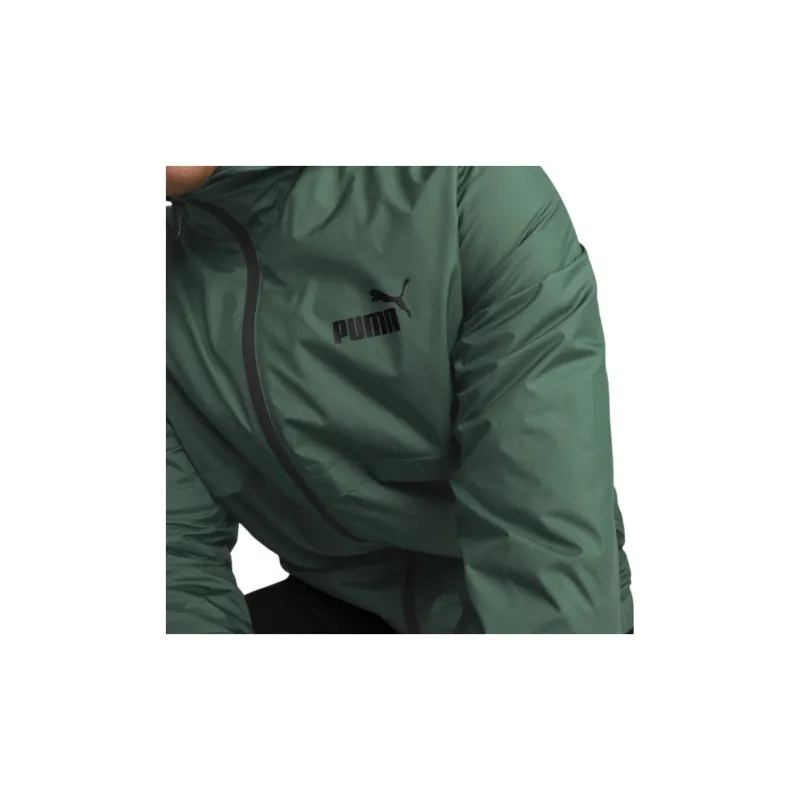 PUMA ACTIVE Essentials Solid Windbreaker Jacket Men's Green-5