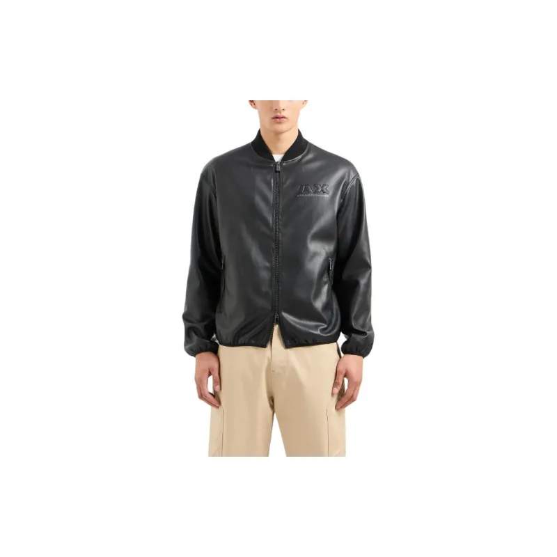 ARMANI EXCHANGEAE SS24 Puffer Jacket Men's Black-1