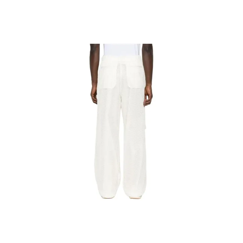 JIL SANDER Layered Open knit Trousers-2