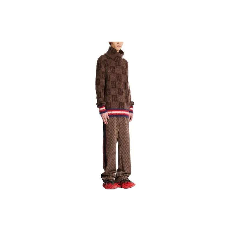 BALMAIN Brushed Monogram Jumper-3