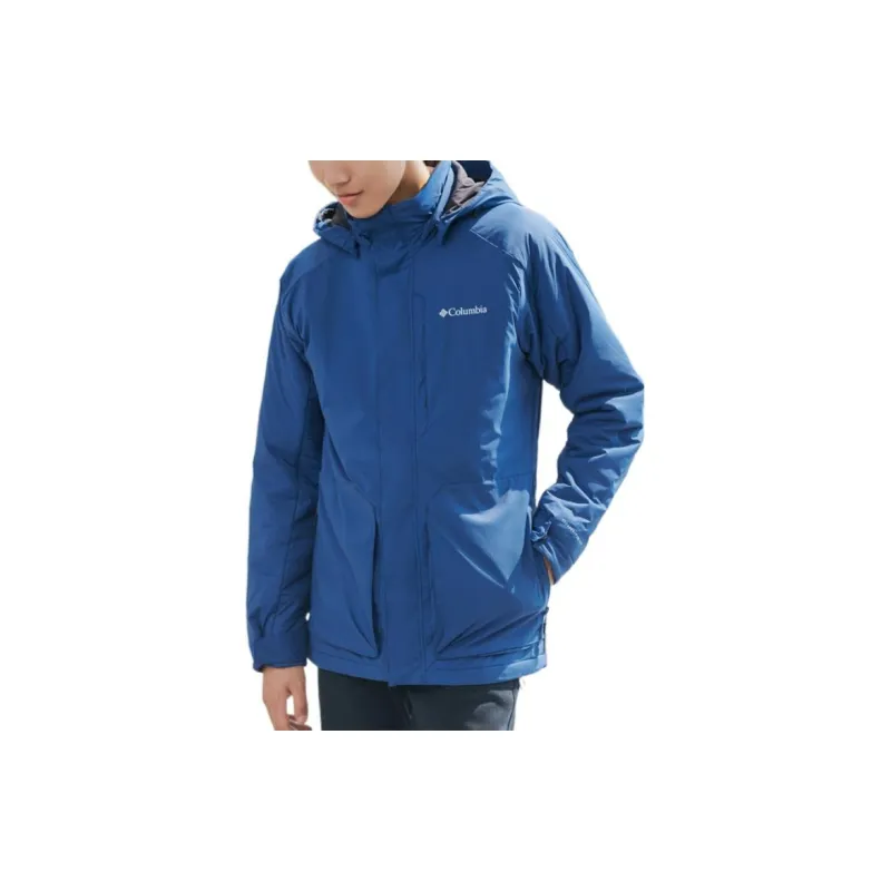 Columbia Puffer Jackets Men Blue-2