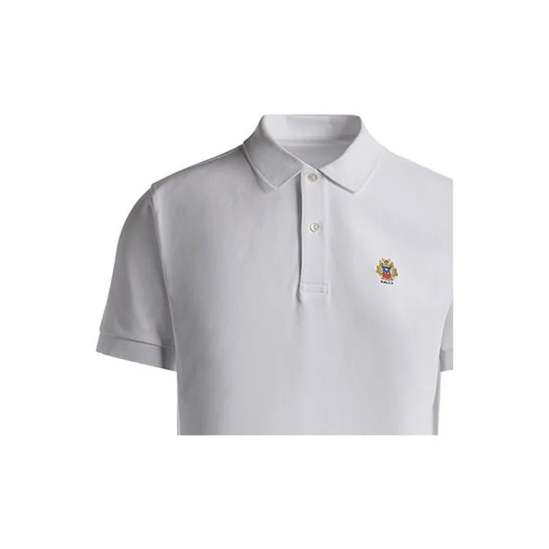 BALLY Logo-embroidered Polo Shirt-3