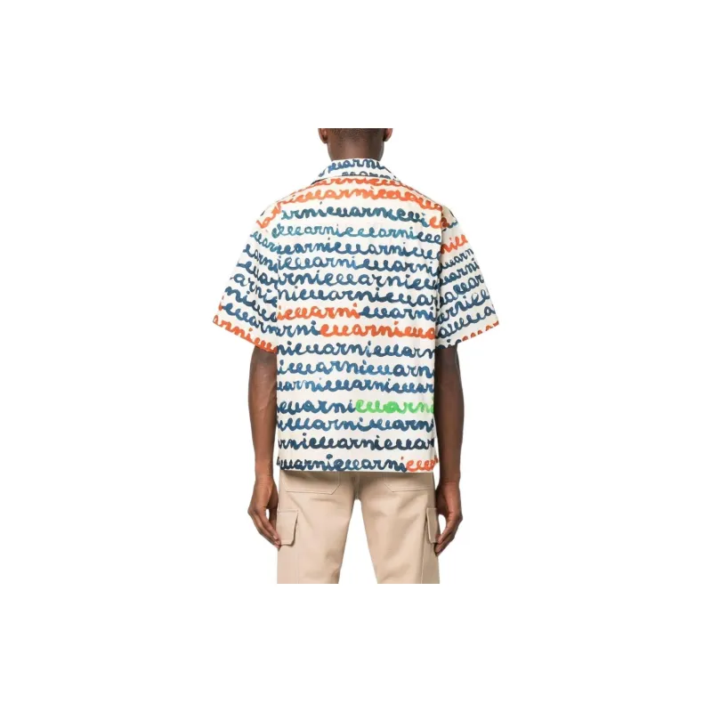 MARNI Stripe Bowling Shirt-2