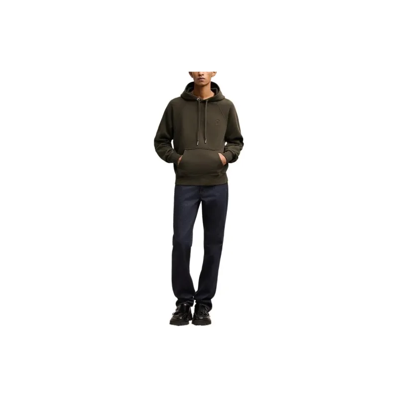 AMIPARIS Paris Ami De Coeur Logo Embroidered Drawstring Hoodie-2