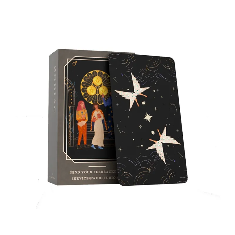 WohStudios Tarot The Twelve Houses Of The Zodiac Wade Series 78 Card Pack Board Game Star Diamond Card Collection-0