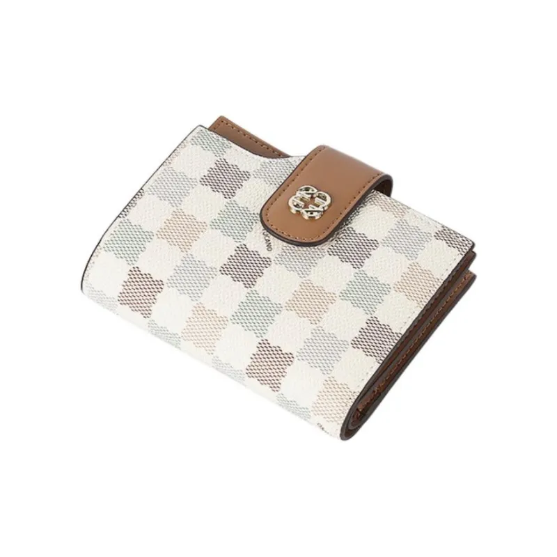 TUCANO PVC Leather With Synthetic Leather Wallet Women's Light Apricot/Light Pink-6