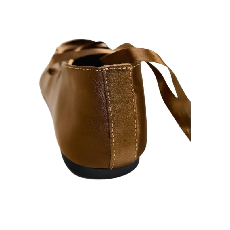 ZARA Casual Single Shoes 1cm Women's Tawny-5