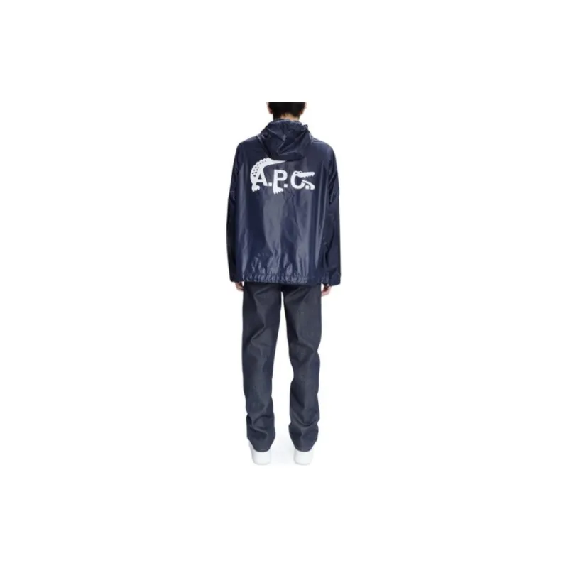 LACOSTE x A.P.C Jackets Coats Men's Marine Blue-3