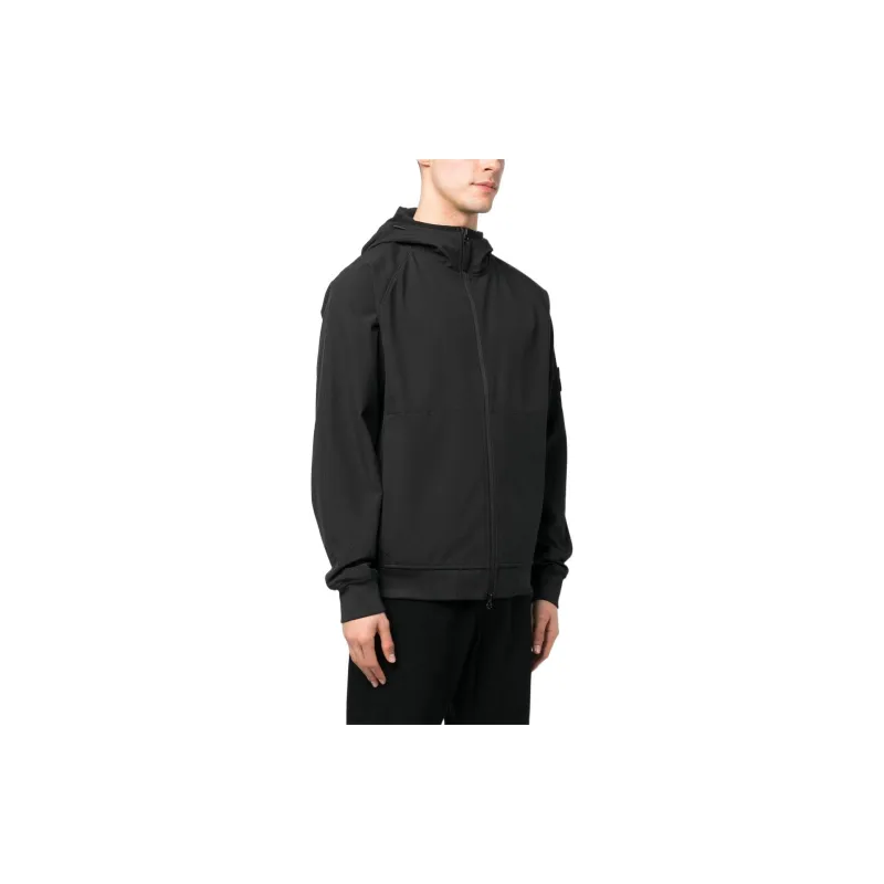 STONE ISLAND Light Soft Shell R E.Dye Technology In Recycled Polyester Jacket-3