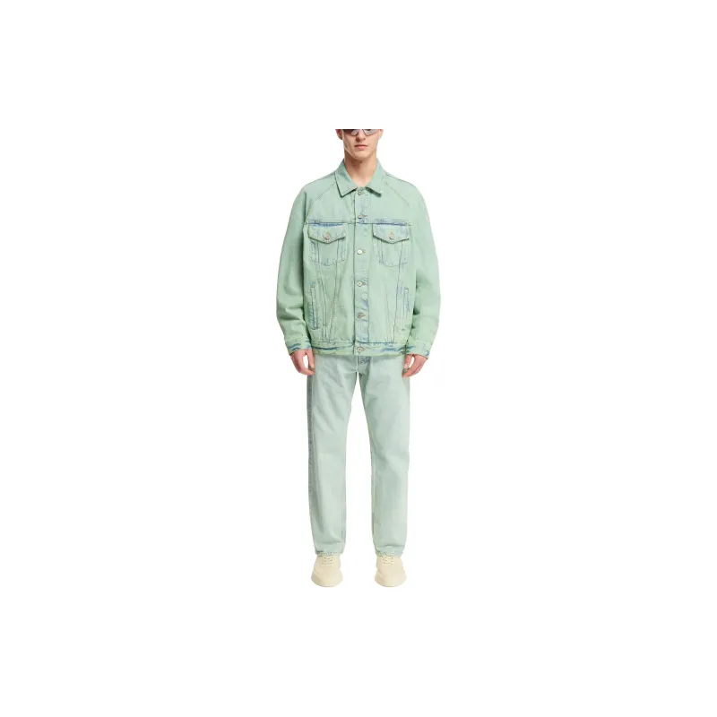 PALM ANGELS Overdyed Buttoned Denim Jacket-6