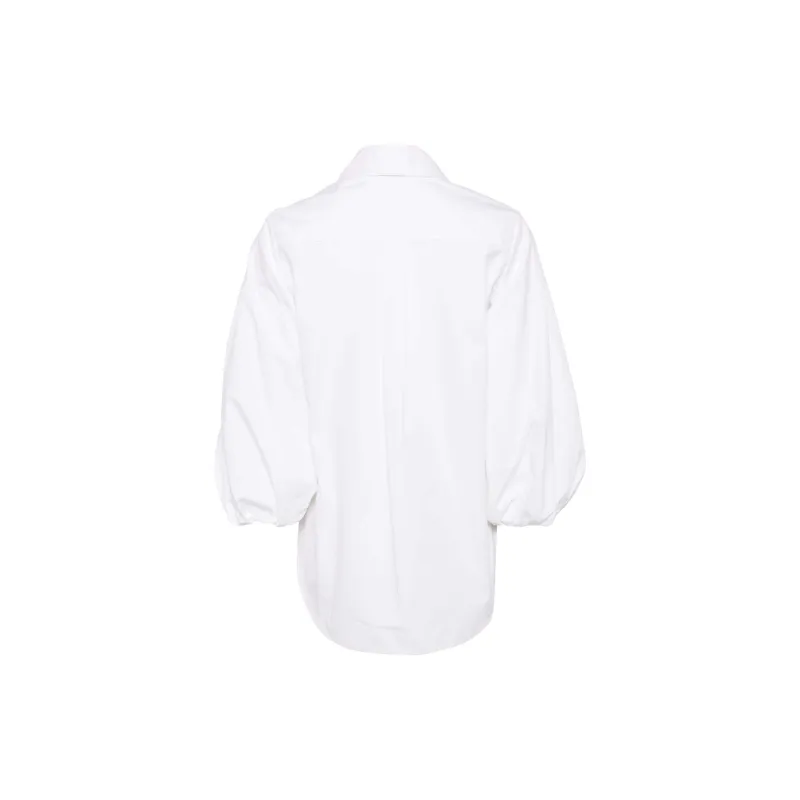 Dice Kayek Ballon Sleeves Poplin Shirt-1