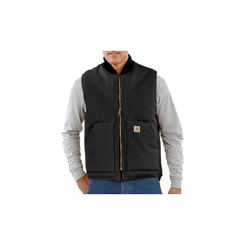 Carhartt V01 FIRM DUCK INSULATED RIB COLLAR VEST RELAXED FIT Men's-4