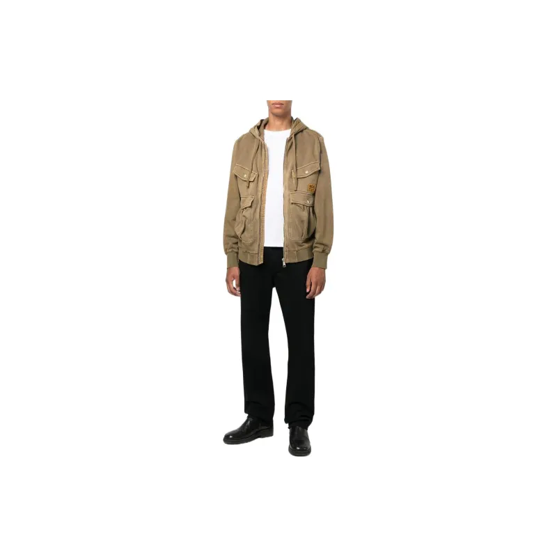 DIESEL Jackets Men Brown-1