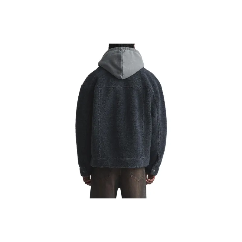 ZARA Jackets Men Blue Gray-2
