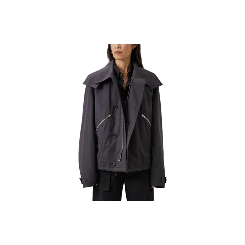 Lemaire Denim Jackets Unisex Zinc Gray-1