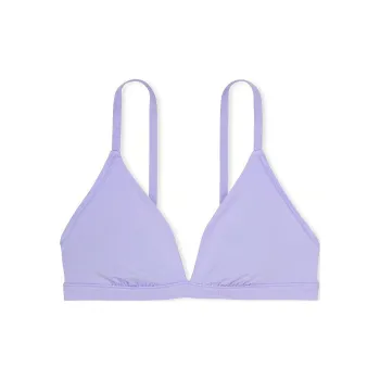 Victoria's Secret PINK Bralettes & Bra Tops Base Cotton Triangle Bralette/PC Bra Women's Purple Clouds