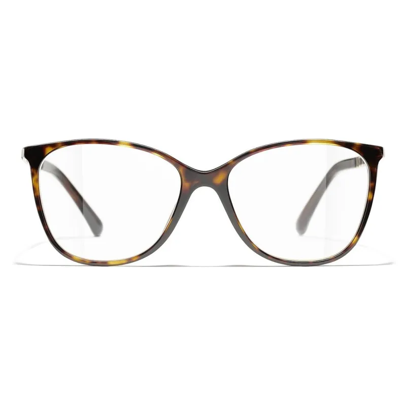 CHANEL Plate Frame Butterfly Eyeglass Frames Unisex-0