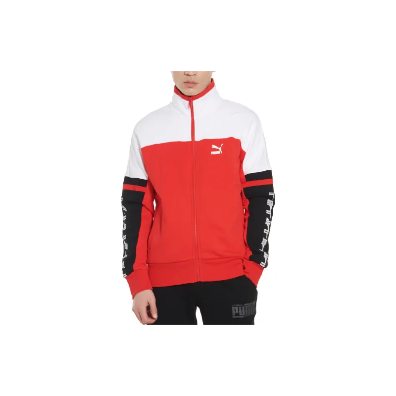 PUMA Sports Life Collection Jackets Men Red White-2