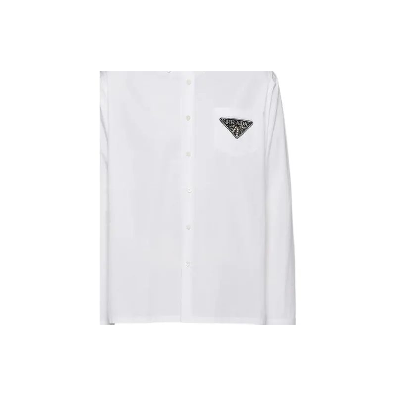 PRADA Shirts Men White-5