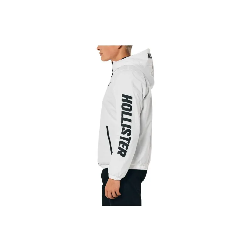 Hollister Jackets Men White-2