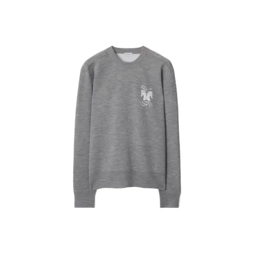 Burberry Sweaters Men Gray