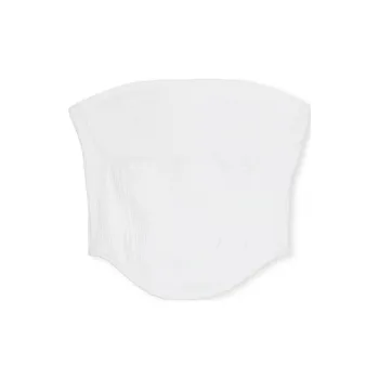 Victoria's Secret PINK Bralettes Bra Tops The Cinched Cotton Strapless Bra Women's Optical White