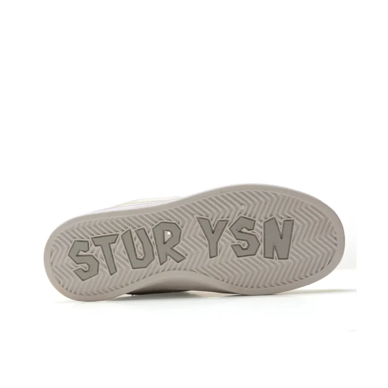 STUR YSN Wear resistant And Lightweight Low Top Skateboard Shoes Unisex White Rainbow-7