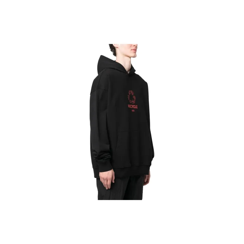 424 Logo print 'Recycle' Hoodie-3