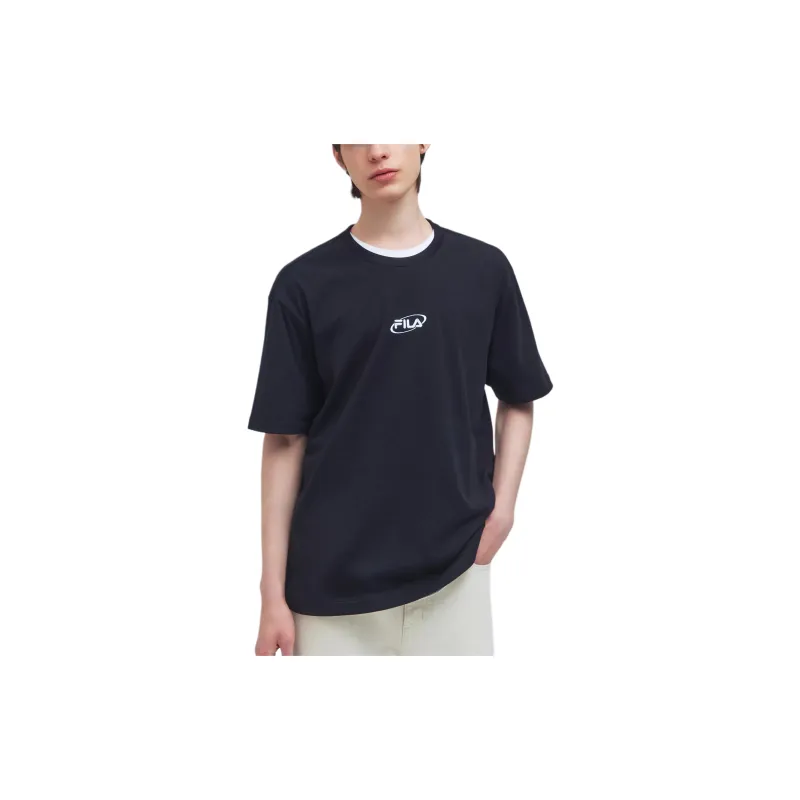 FILA T Shirts Unisex Black-4