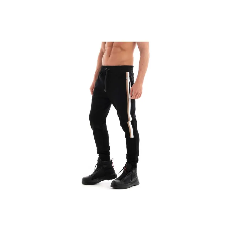 HUGO BOSS Knitted Sweatpants Men Black-4