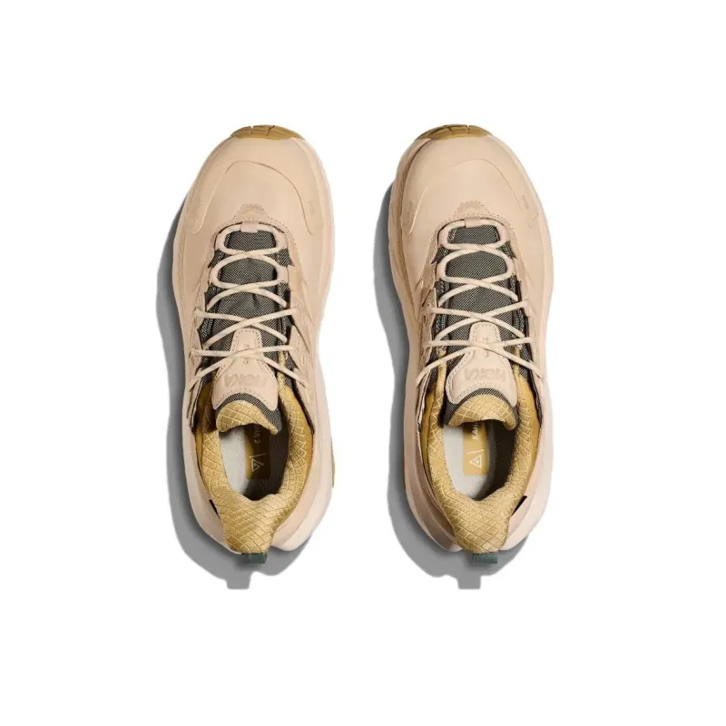 HOKA ONE ONE Kaha 2 Slip Resistant Low Top Hiking Shoes Women's Gray Beige-2