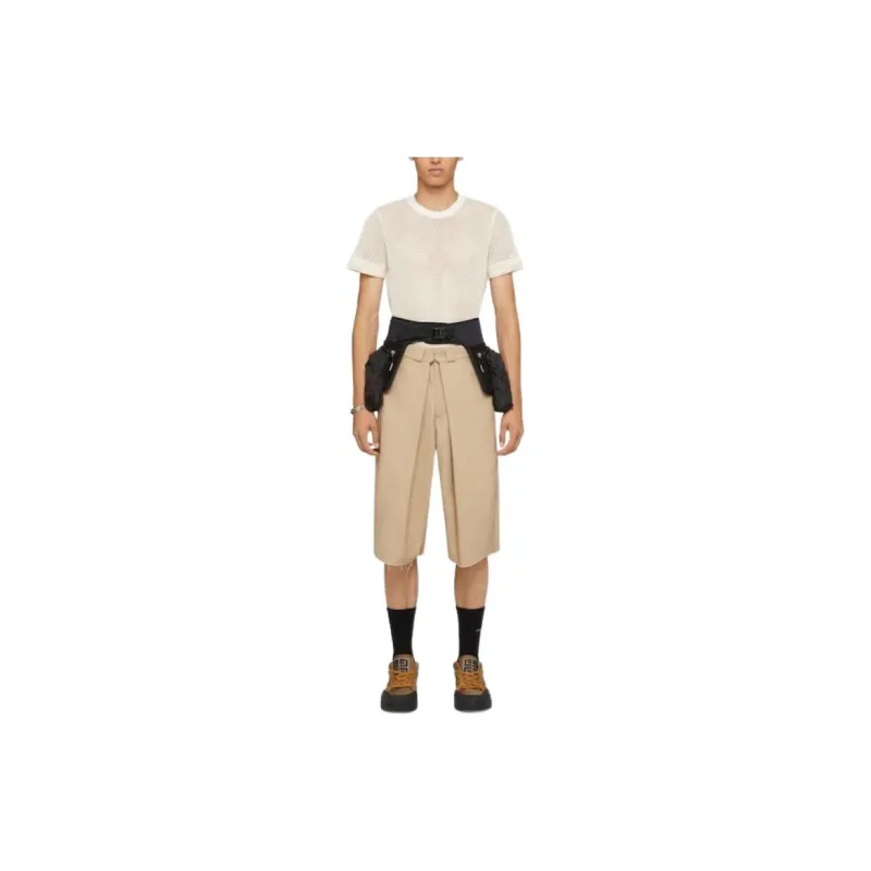 Givenchy Raw Bottom Chino Bermuda Shorts-1